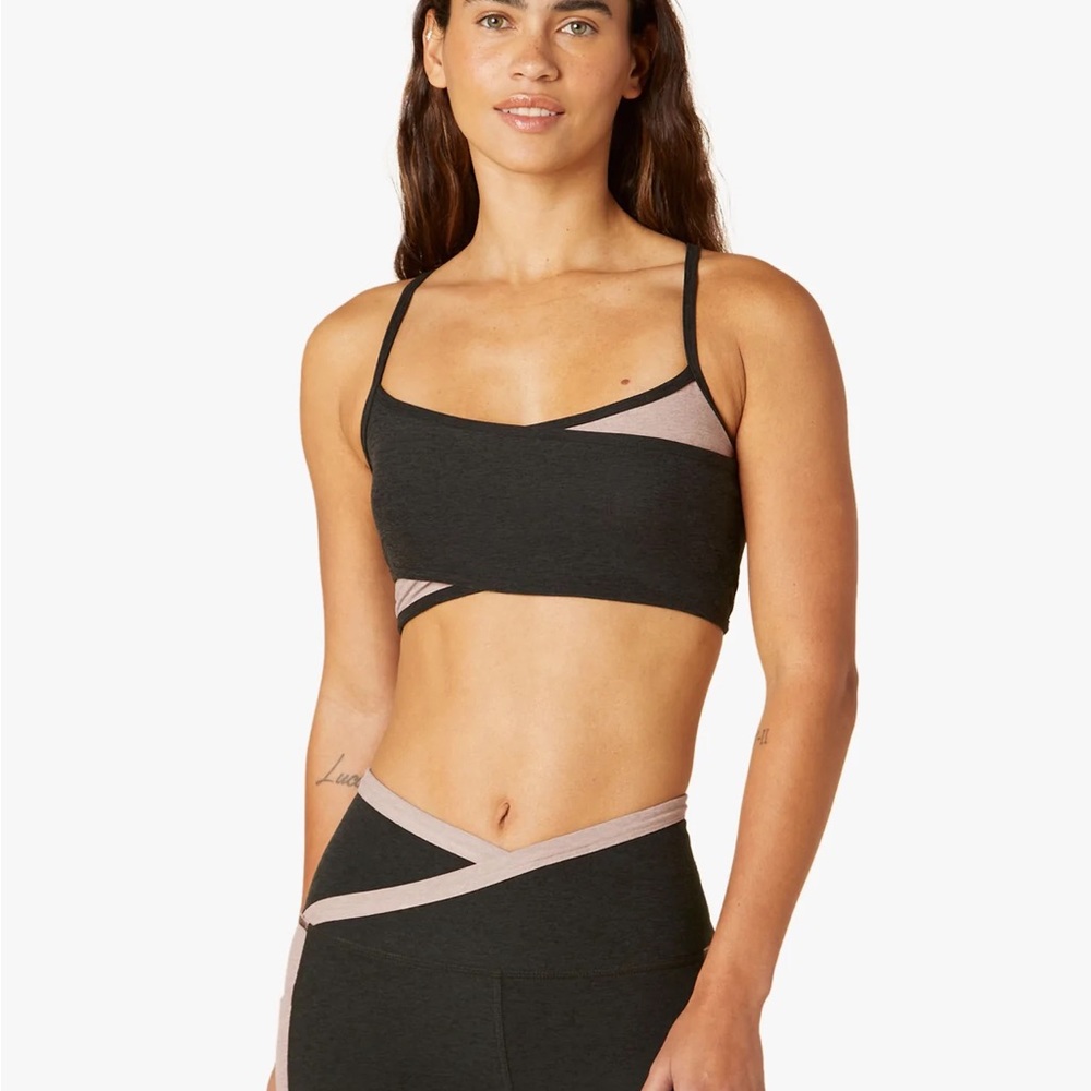 Beyond Yoga Blocked At Your Leisure Bra